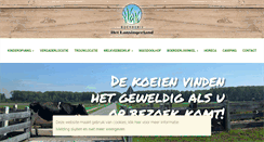 Desktop Screenshot of boerderijhetlansingerland.nl