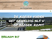 Tablet Screenshot of boerderijhetlansingerland.nl
